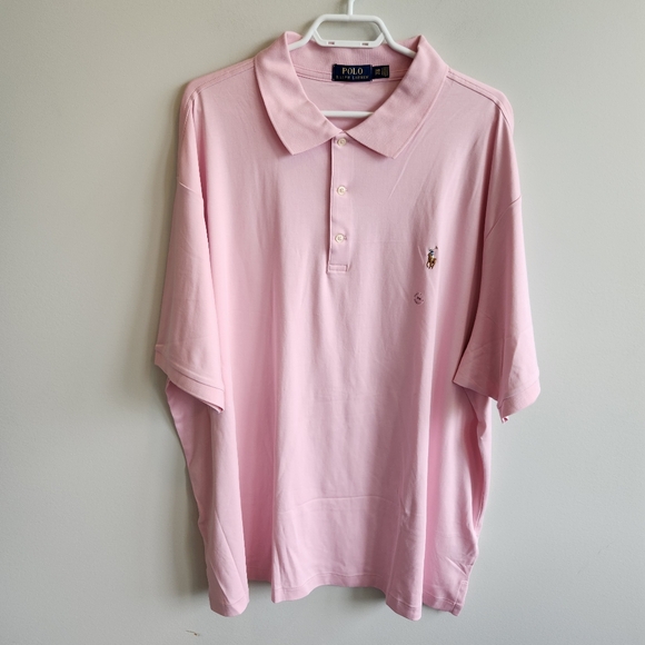 Polo by Ralph Lauren 3XB Polo Shirt OLD MONEY Preppy Prep Ivy League Pink - Picture 2 of 10